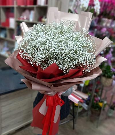 Букет цветов из: Гипсофила в Новоивановской