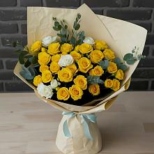 Букет цветов из:  Розы в Новоивановской