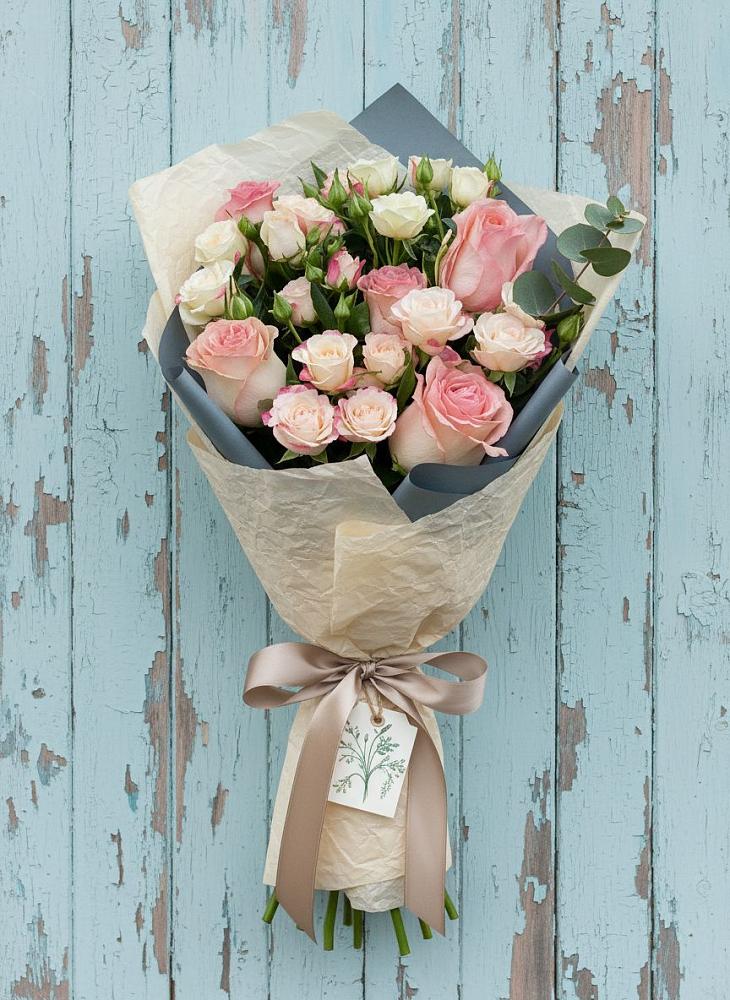 Букет цветов из: Розы в Новоивановской