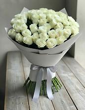 Букет 35 Белых роз в Новоивановской