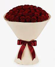 Букет 101 Бордовая роза Блэк Бакарра в Новоивановской