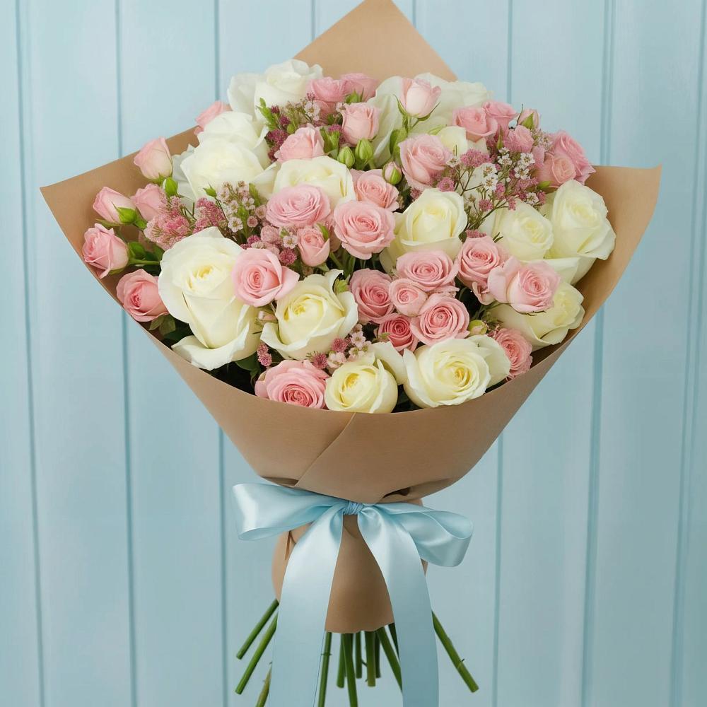 Букет цветов из: Розы в Новоивановской