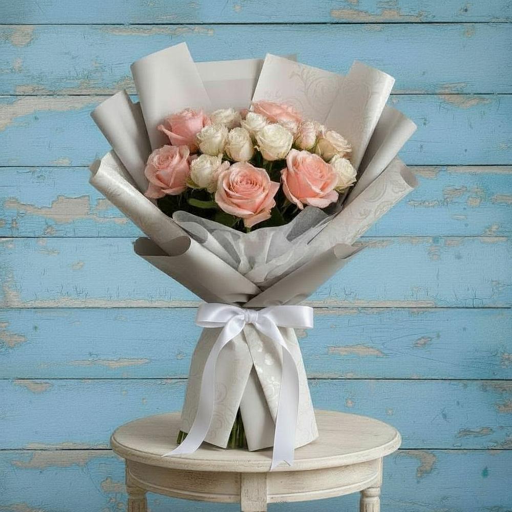Букет цветов из: Розы в Новоивановской