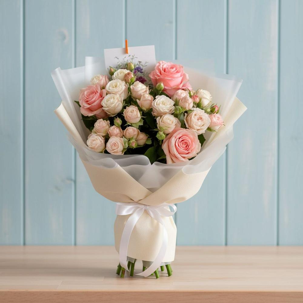 Букет цветов из: Розы в Новоивановской