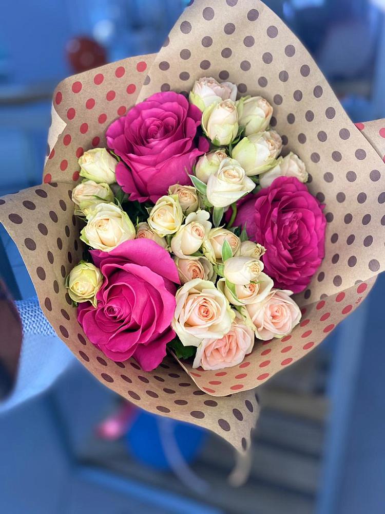 Букет цветов из: Розы в Новоивановской