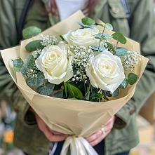 Букет цветов из:  Розы #REPLACE_PRED# Новоивановской