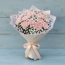 Букет цветов из:  Гвоздики в Новоивановской