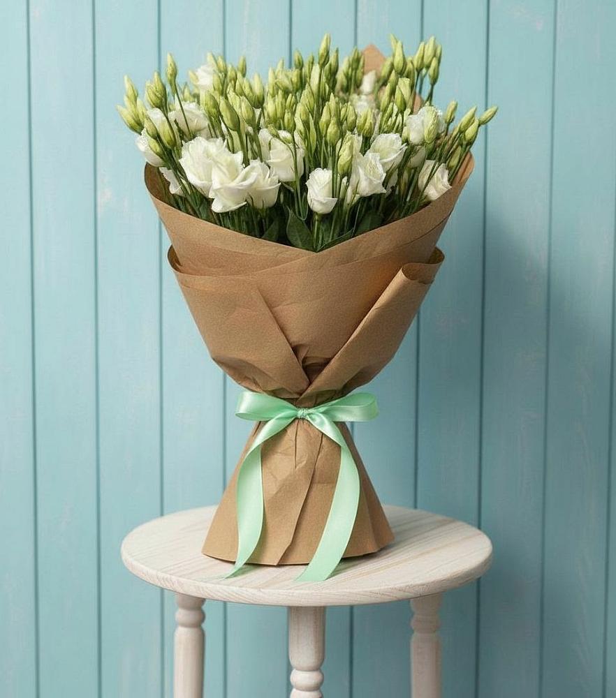 Букет цветов из: Лизиантусы в Новоивановской