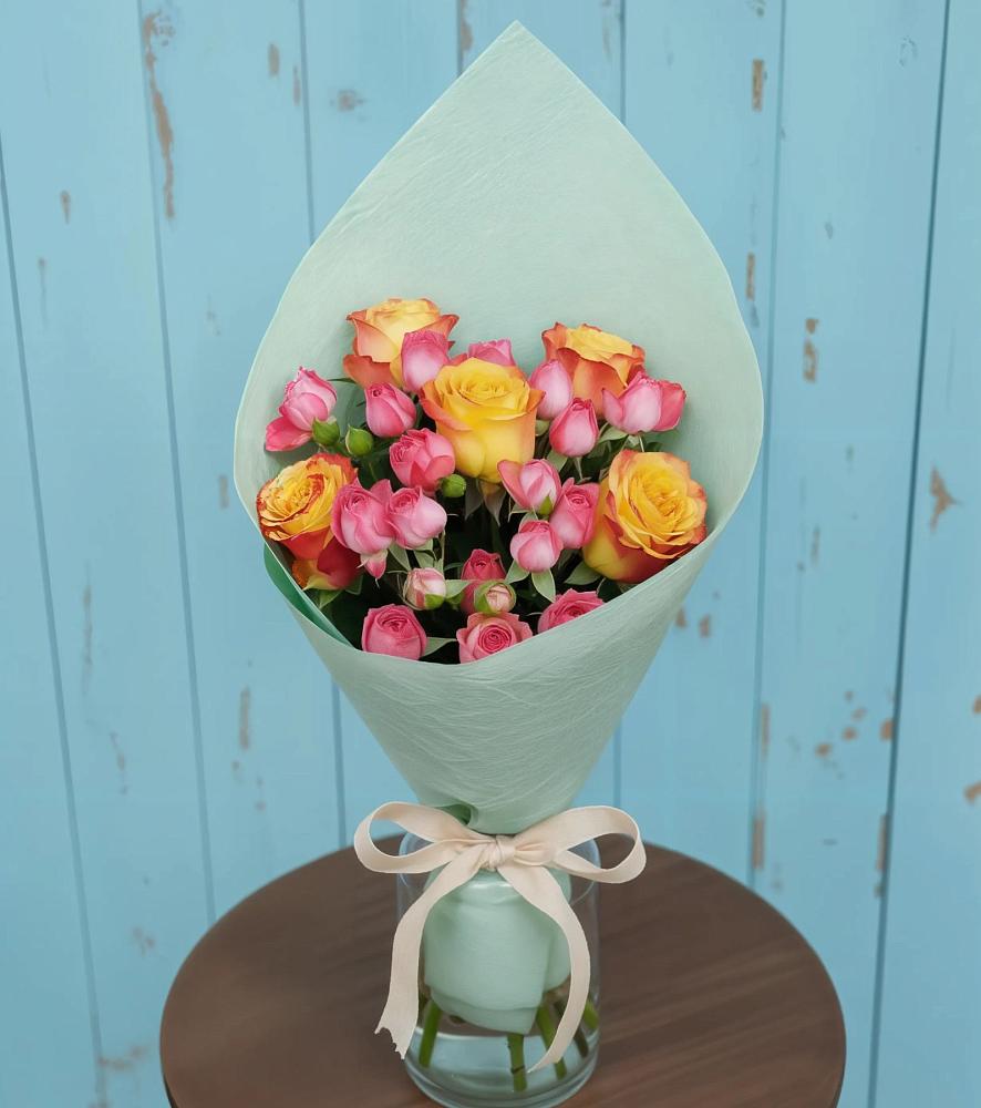 Букет цветов из: Розы в Новоивановской