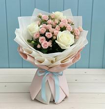 Букет цветов из:  Розы в Новоивановской
