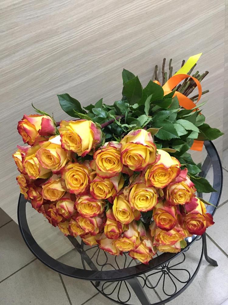 Букет Желтые розы в Новоивановской