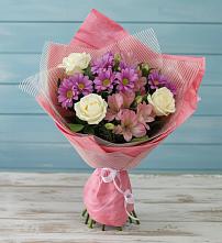 Букет цветов из:  Герберы #REPLACE_PRED# Новоивановской