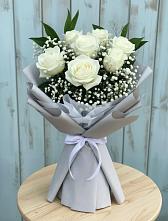 Букет цветов из:  Розы #REPLACE_PRED# Новоивановской