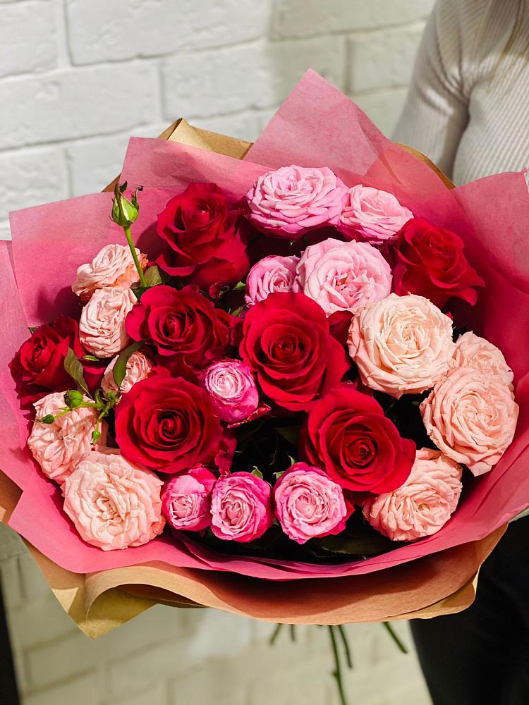 Букет цветов из: Розы в Новоивановской