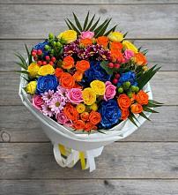 Букет цветов из:  Розы и Хризантемы в Новоивановской