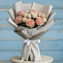 Букет цветов из:  Розы в Новоивановской