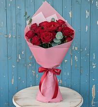 Букет цветов из:  Розы в Новоивановской
