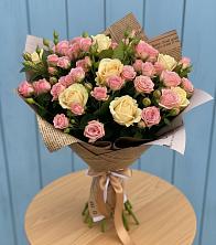 Букет цветов из:  Розы в Новоивановской