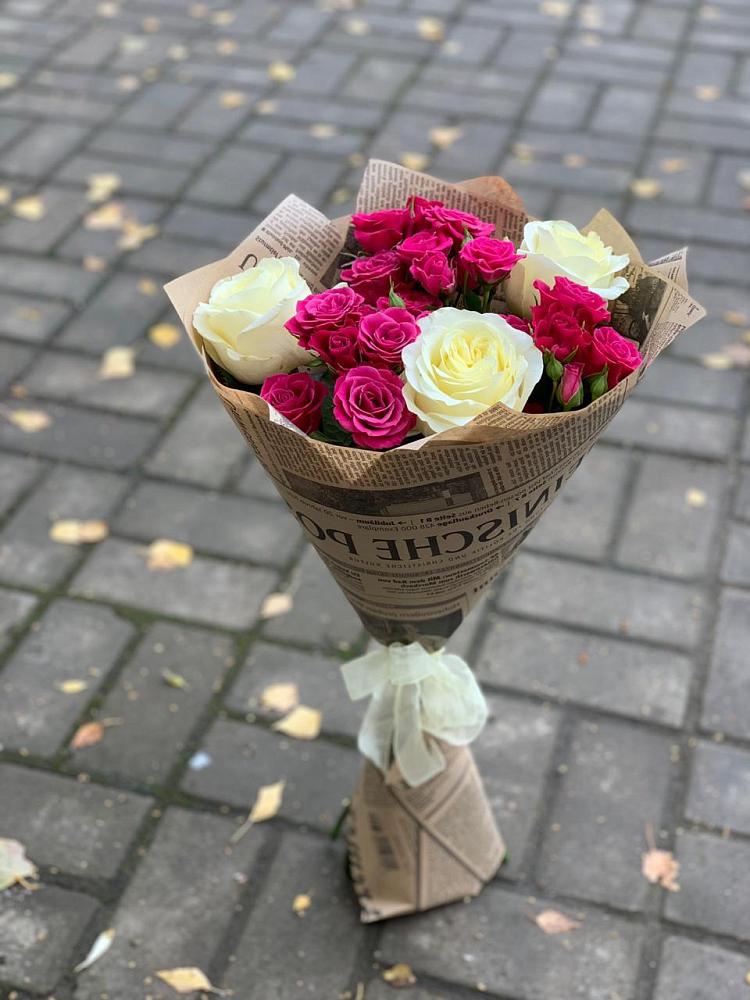 Букет цветов из: Розы в Новоивановской