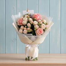 Букет цветов из:  Розы #REPLACE_PRED# Новоивановской
