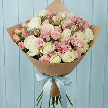 Букет цветов из:  Розы #REPLACE_PRED# Новоивановской