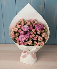 Букет цветов из:  Розы в Новоивановской