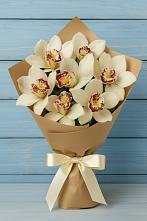 Букет цветов из:  Орхидеи и Розы в Новоивановской